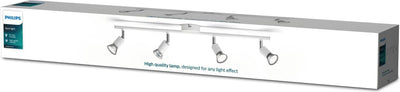 Philips LED Philips Limali Aufbaustrahler – 4-flammig – Weiß