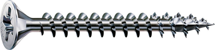 Spax Universalschraube, 4 x 70 mm, 90 Stück, Vollgewinde, Senkkopf, Kreuzkopf Z2, 4cut, Wirox - 8000000287510