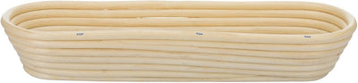 Westmark Gärkorb, für 1500-2000 g Brotteig, oval, Länge: ca. 40 cm, Rattan, hellbeige
