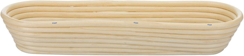 Westmark Gärkorb, für 1500-2000 g Brotteig, oval, Länge: ca. 40 cm, Rattan, hellbeige