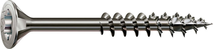 Spax Edelstahlschraube, 3,5 x 35 mm, 180 Stück, Teilgewinde, Senkkopf, T-Star Plus T15, 4Cut, Edelstahl A2 - 8000000287039