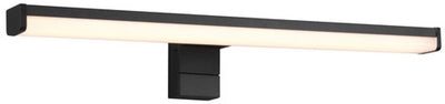 Trio Lino - Wandleuchte - Schwarz matt - inkl. 1x SMD 7,4W - Wandmontage - Badezimmerbeleuchtung