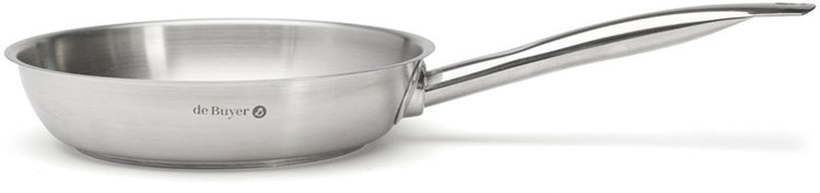 Debuyer de Buyer Prim'Appety Bratpfanne 24 cm – Edelstahl – Induktionsgeeignet – Profiqualität – Edelstahl