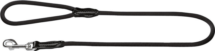 Hunter Laufleine Freestyle Nylon rund schwarz - Hundeleine - 110x1 cm