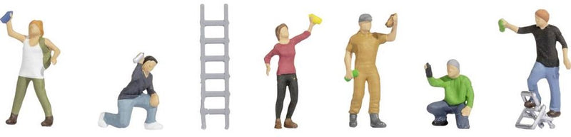 Noch 36566 n Graffiti-Sprüher bemalten Figuren, stehend