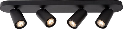 Lucide Xyrus – Deckenstrahler (Deckenleuchte) – LED dim to warm – gu10 – 4 x 5 W 2200 K 3000 K – Schwarz