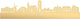 Brandless Sans Marque Skyline Ede Gold Metallic – 80 cm – Wohndekoration Design – Wanddekoration mit LED-Beleuchtung – Woodwidecities