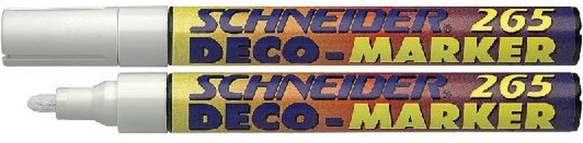 Schneider Kreide-Dekomarker 265 weiß 10 Stk.