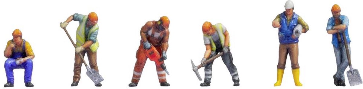 Noch 44501 Z Bauarbeiter Figuren Fertigmodell
