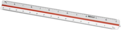 Westcott Maßstabsstab – 30 cm – Maßstab 1:2,5 5 10 20 50 100 – ac-e10164
