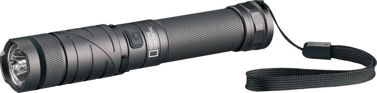 National Geographic Taschenlampe – iluminos 800 LED – dimmbar, spritzwassergeschützt