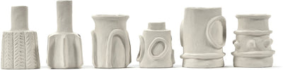 Serax Set mit 6 Vasen Molly Beige Steingut ø 6,5x11cm Marie Michielssen