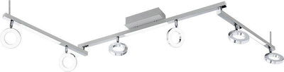 Eglo Cardillio 1 – Spot – 9 Lichter – Aluminium, Chrom – satiniert