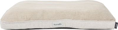 Scruffs Harvard Hundekissen – orthopädische Matratze – Memory-Schaum – Perlgrau – XL – 120 x 75 cm