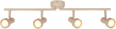 Briloner b.k.licht tapp - Aufbaustrahler - Deckenstrahler (Deckenlampe) - 4x GU10-Fassung - Taupebeige - 60,5 cm