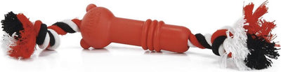 Beeztees Sumo Mini Fit – Hundespielzeug – Gummi – Rot – 4,5 x 4,5 x 11 cm