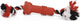 Beeztees Sumo Mini Fit – Hundespielzeug – Gummi – Rot – 4,5 x 4,5 x 11 cm