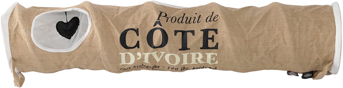 D D Cat -Tunnelcode d'Ivoire 25x120 cm Braun und Weiß 434 436448