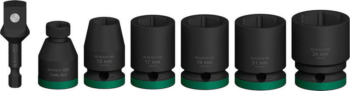 Bosch Pro Schlagschrauber-Set mit Adapter 1 2 Zoll Standard 7-teilig...