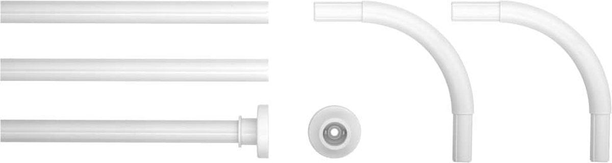 Sealskin Duschvorhangstangen-Set – weiß
