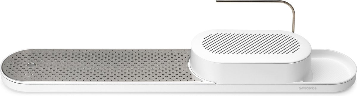 Brabantia Sinkstyle Spülbecken-Organizer-Set – Mineral Fresh White