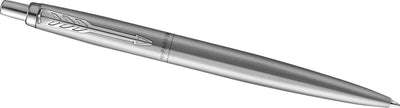 Parker Jotter XL Kugelschreiber | einfarbiger Edelstahl | mittlerer Punkt | blaue Tinte | Geschenkbox