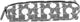 Ancor Schulmäppchen, glatt, leer, rechteckig, 1 Fach, grau – an-113280-a