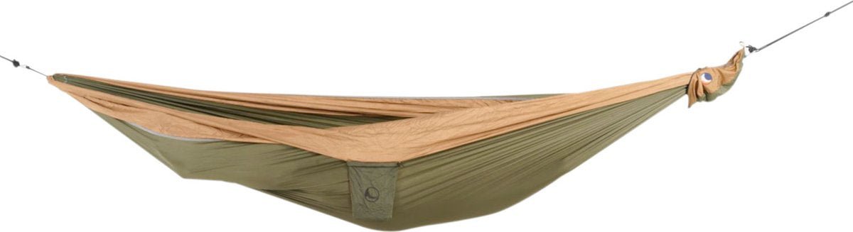 Ticket to the Moon King-Size-Hängematte – Armeegrün-Braun