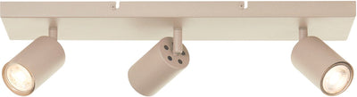 Brilliant Jello – Deckenleuchte – LED GU10 3 x 5 W – 350 lm – 3000 K – dimmbar – Champagner