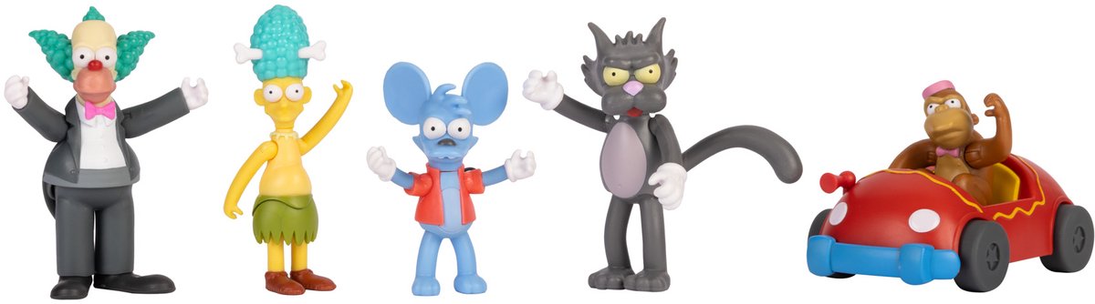 Jakks die Simpsons – 6 cm Multipack Krusty der Clown