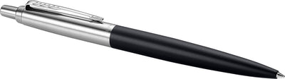 Parker Jotter XL Kugelschreiber | Richmond Mattschwarz | Chromdetail | mittlerer Punkt | blaue Tinte | Geschenkbox