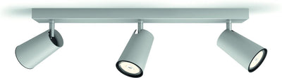 Philips LED Philips Paisley Aufbaustrahler – 3-flammig – Aluminium