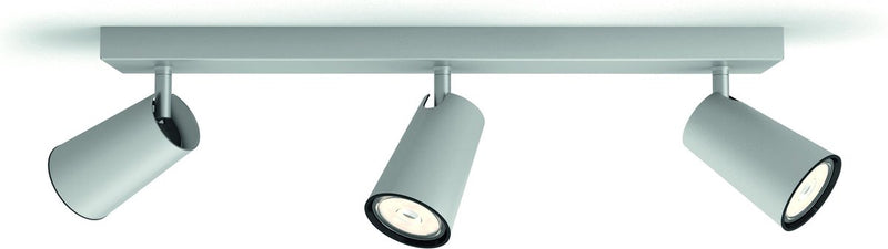 Philips LED Philips Paisley Aufbaustrahler – 3-flammig – Aluminium