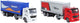 2-sly-LKW-Die-Cast, 12 cm