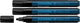 Schneider Schreibgeräte Schneider Paint Marker - Maxx 270 - 1-3 mm - Schwarz - 3 Stück - S-127001-3