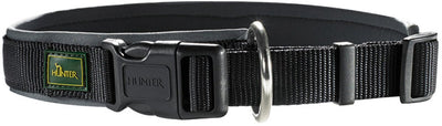 Hunter Vario Plus Hundehalsband - 30-35 cm - Schwarzgrau