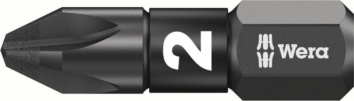 Wera 855 1 Impact DC Pozidriv Bit PZ2 x 25 mm VE=10 – 05057621001