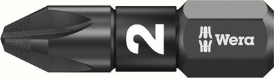Wera 855 1 Impact DC Pozidriv Bit PZ2 x 25 mm VE=10 – 05057621001