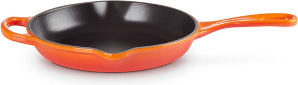 Le Creuset Bratpfanne Signature – orange-rot – ø 20 cm – emaillierte Antihaftbeschichtung – für alle Herdarten geeignet, einschließlich Induktion – spülmaschinenfest – lebenslange Garantie