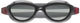 Speedo Futura Hydrospex Schwimmbrille - Schwarz Grau