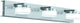 Eglo Romendo 1 Wandleuchte - LED - 45 cm - Chrom - dimmbar
