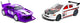 Heiße Räder Race-Racing-Autos, 2st.