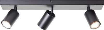 Brilliant Jello – Deckenstrahler – Gu10 3 x 4,5 W – 3000 K – Schwarz