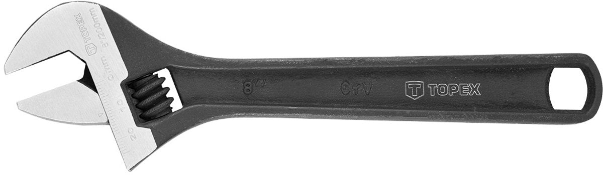 Topex – Rollgabelschlüssel – 200 mm – Chrom-Vanadium-Stahl