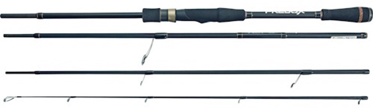 Predox Night Hawk Travel 240 cm 4-teilige Raubfischrute | 10–40 g, 27–70 g oder 50–100 g 10–40 g