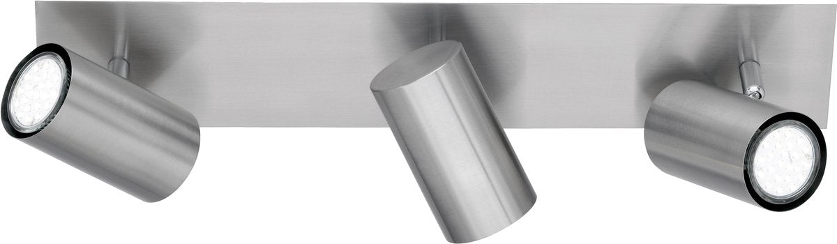 Trio Marley - Spot - Nickel matt - exkl. 3x gu10 3w