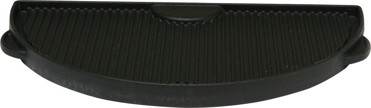 Grill Guru große Halbmond-Grillplatte aus Gusseisen 42 cm – Grillplatte für große und andere Grills