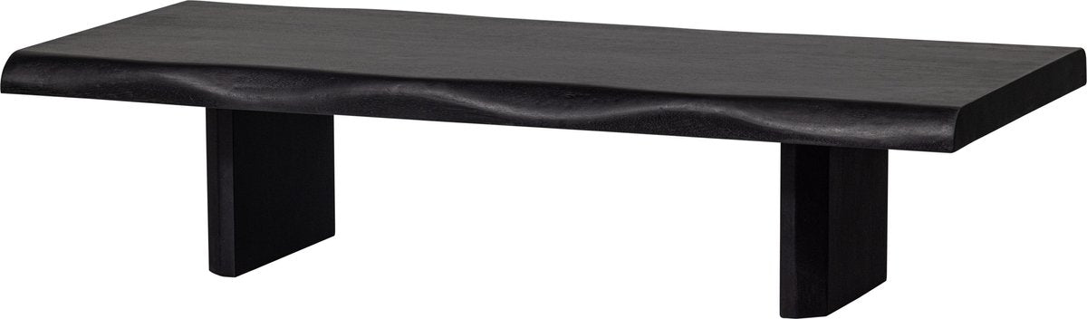 Woood Cali Couchtisch – Mangoholz – Schwarz – 55 x 120 x 28