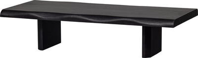 Woood Cali Couchtisch – Mangoholz – Schwarz – 55 x 120 x 28