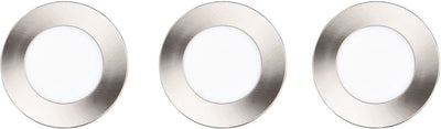 Trio himal - Einbaustrahler - Nickel matt - inkl. 3x SMD 3,5 W - Deckenmontage - Helligkeit einstellbar - Dip-Schalter